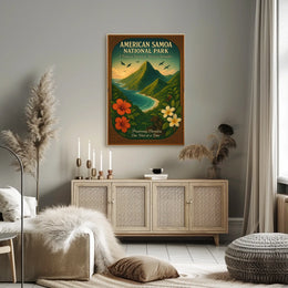 American Samoa National Park: Tropical Paradise National Park Poster