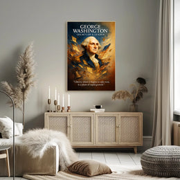 George Washington Legacy of a Leader Poster PosterGoat