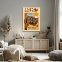 Grand Canyon Natural Wonder Art Poster