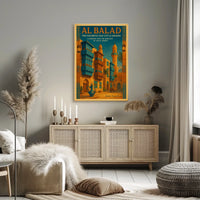 Al Balad The Colorful Old City Of Poster