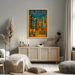 Al Balad The Colorful Old City Of Poster