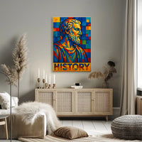 Vibrant History Mosaic Poster