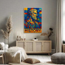 Vibrant History Mosaic Poster
