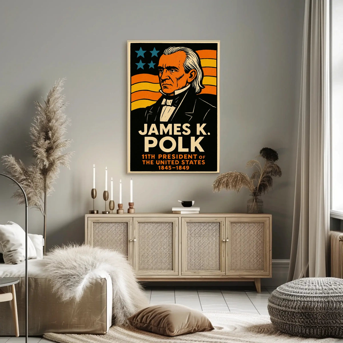 James K. Polk 11th President Poster