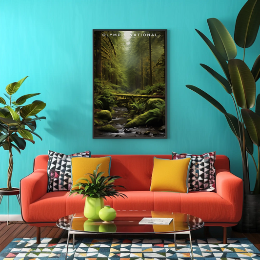 Olympic National Park Poster