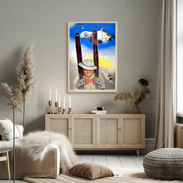 Poland Skiing Adventure Vintage Travel Poster PosterGoat