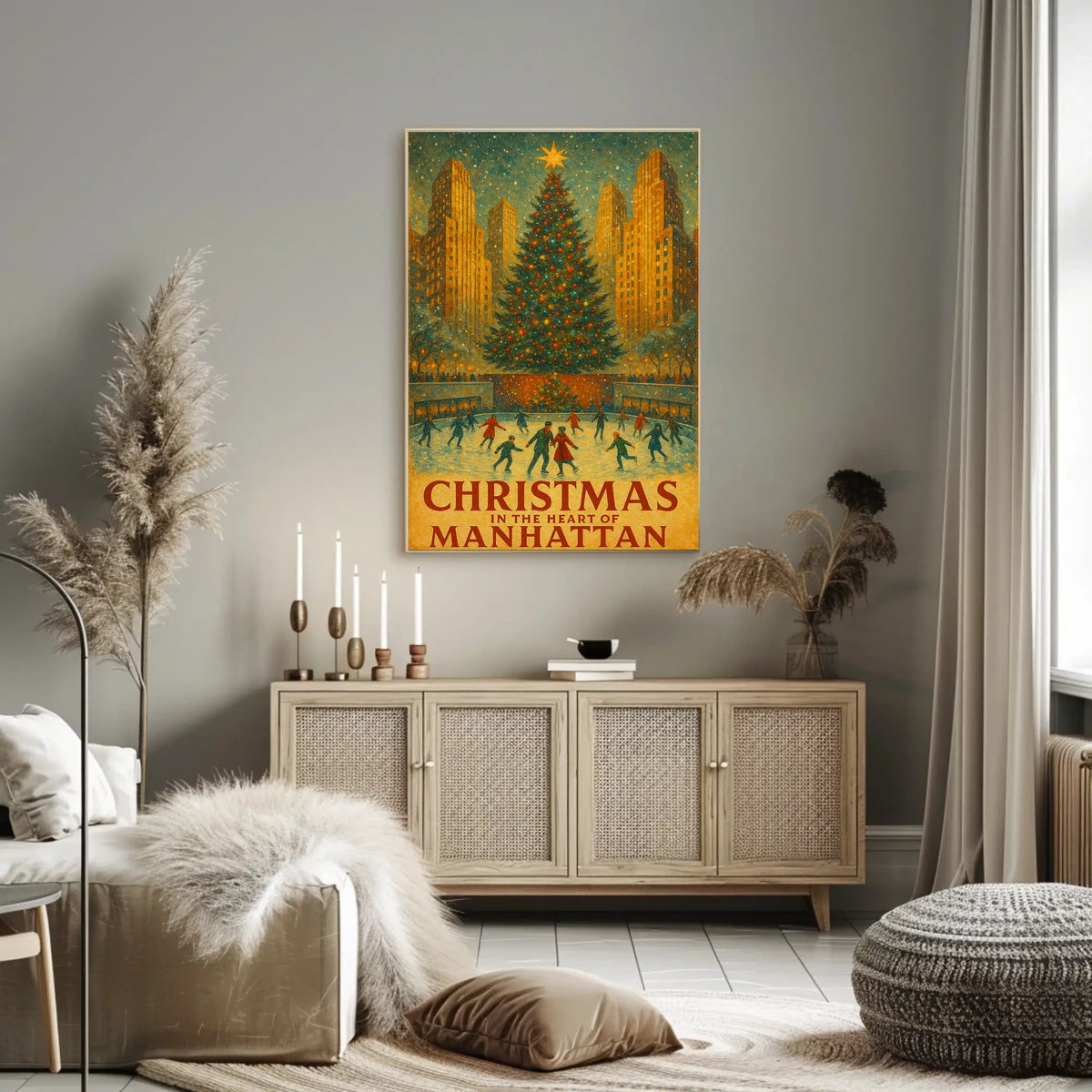 Christmas in Manhattan Poster