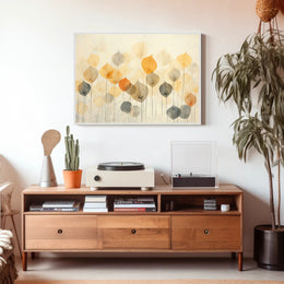 Autumn Leaves Abstraction Poster