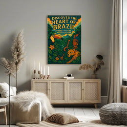 Discover the Heart of Brazil Poster