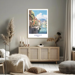 Scenic View of Annecy Poster PosterGoat