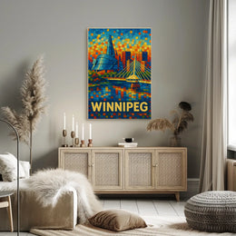 Vibrant Winnipeg Poster