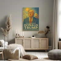 Trump Unity Patriotic Impressionism Poster