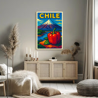 Chile A Vibrant Landscape Poster