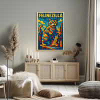 Felinezilla Poster