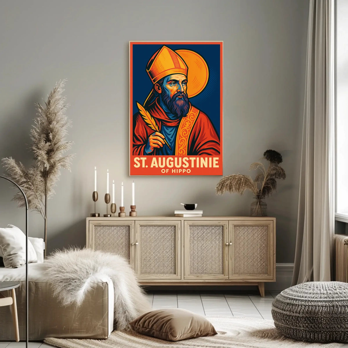 St. Augustine of Hippo Poster