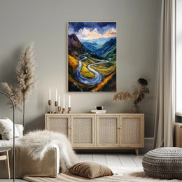Romania Transfagarasan Mountain Road Scenic Poster