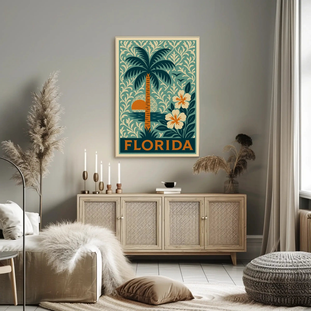Florida Tropical Escape Poster