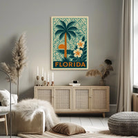 Florida Tropical Escape Poster
