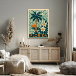Florida Tropical Escape Poster