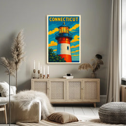 Connecticut Lighthouse Poster