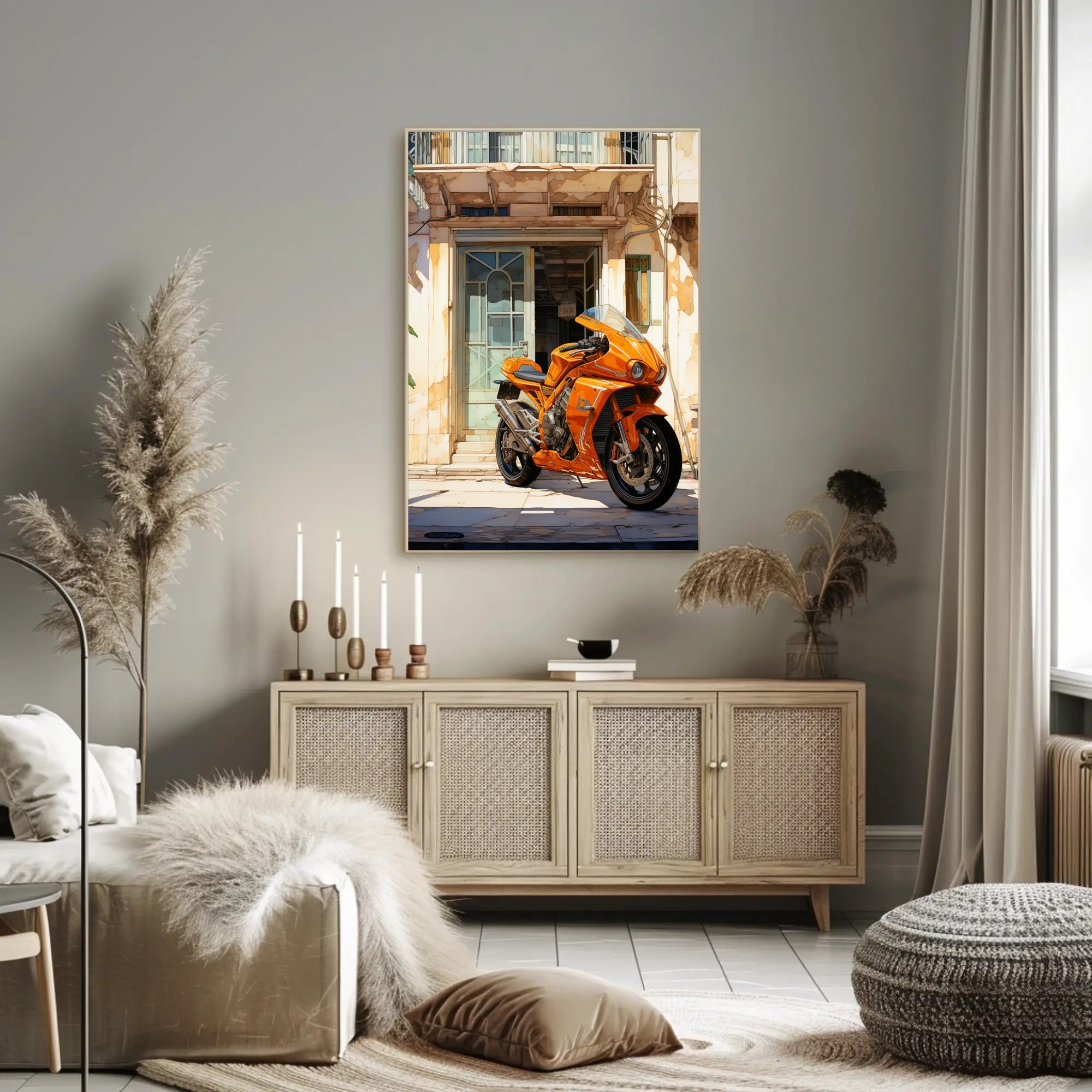 The Vibrant Ride Poster PosterGoat