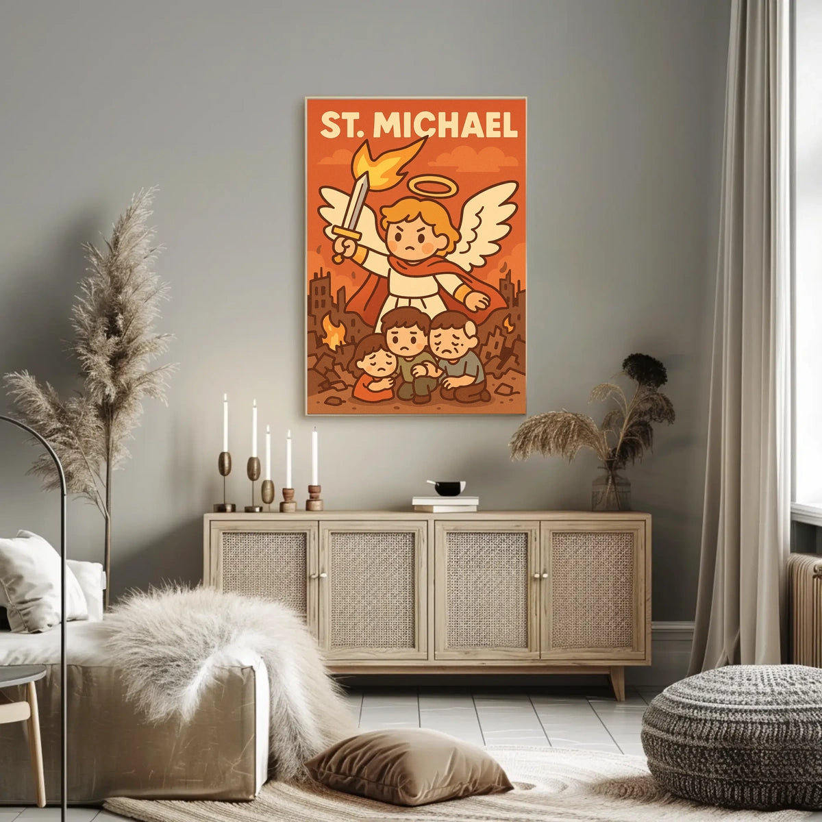 St. Michael Protector Poster