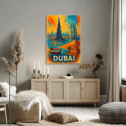 Dubai Poster City Of Wonders Wall Art For Travelers