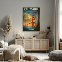 California The Golden State Poster