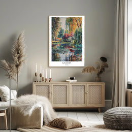 Giverny Garden Serenity: Impressionistic Artistic Poster PosterGoat