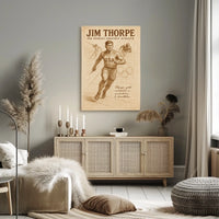 Jim Thorpe Legendary Athlete Poster