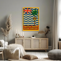 British Indian Ocean Territory Flag Poster