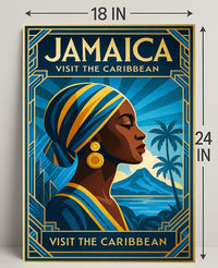 Discover Jamaica Visit the Caribbean Poster PosterGoat