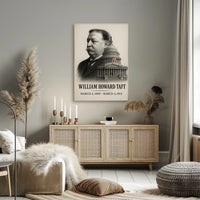 William Howard Taft 27th President of the United States Reflections Poster