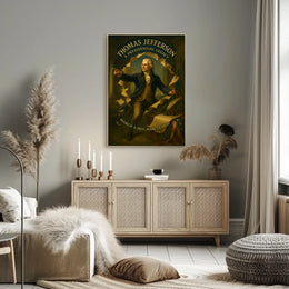 Influential American Leader Vintage Historical or Presidential Poster