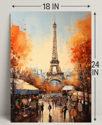 Autumn In Paris Poster
