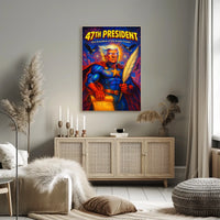 Donald Trump Patriot Champion Pop Art Patriotic Collector Wall Limited Edition Poster