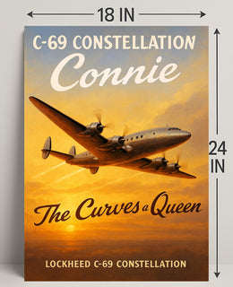 Lockheed C-69 Constellation Connie Poster PosterGoat