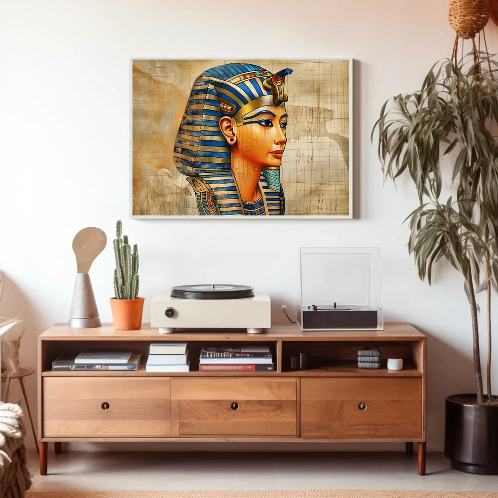 Majestic Pharaoh: Timeless Egyptian Art Poster
