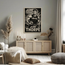 Jim Thorpe Legendary Athlete Poster