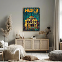 Mexico City Architectural Poster