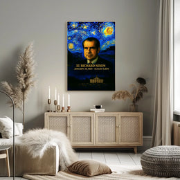 Richard Nixon 37th President of the United States Presidential Masterpiece Series Poster