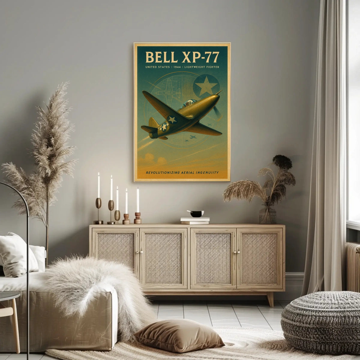 Bell XP-77 Lightweight Fighter Poster