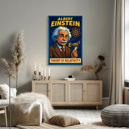 Albert Einstein Theory Of Relativity Poster