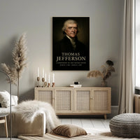 Thomas Jefferson Third President Poster Wall Art Decor