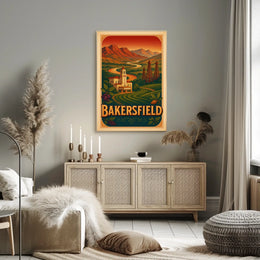 Bakersfield Landscape Poster