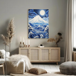 Mount Fuji Tranquility Cultural Heritage Poster