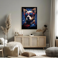 Patriotic Pooch Poster