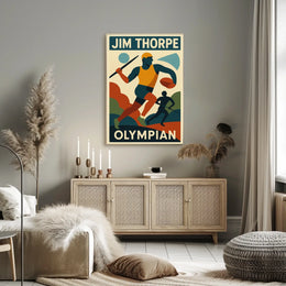Jim Thorpe Olympian Poster
