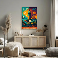 Wander in Color Åland Islands Travel Poster PosterGoat