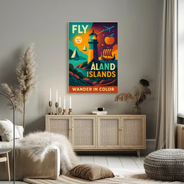 Wander in Color Åland Islands Travel Poster PosterGoat